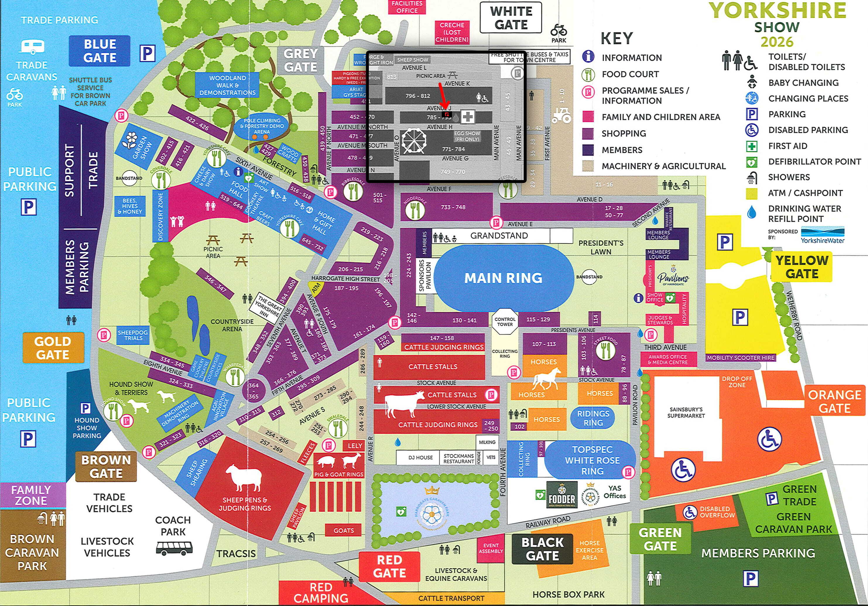 Great Yorkshire Show Map - GYS 2026 Fireward