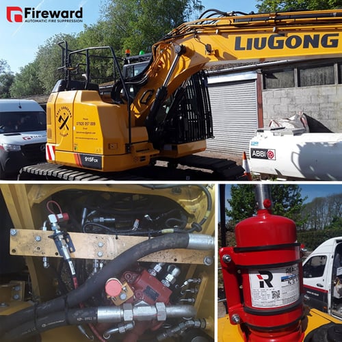 01-Fireward-Automatic-Fire-Suppression-Install-Liugong-915FCR-Grid-01