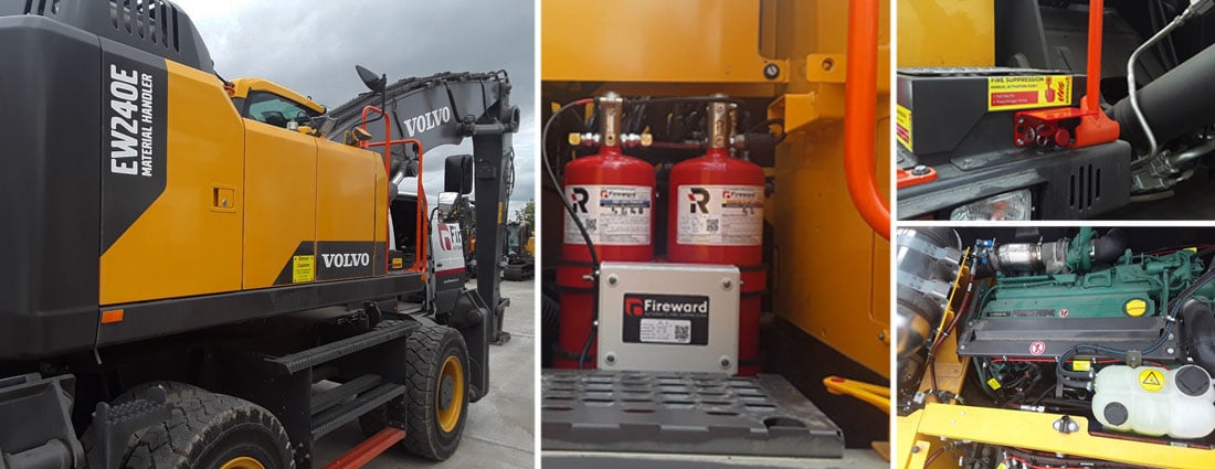 01-Fireward-Automatic-Fire-Suppression-Install-Volvo-EW240-Grid-01