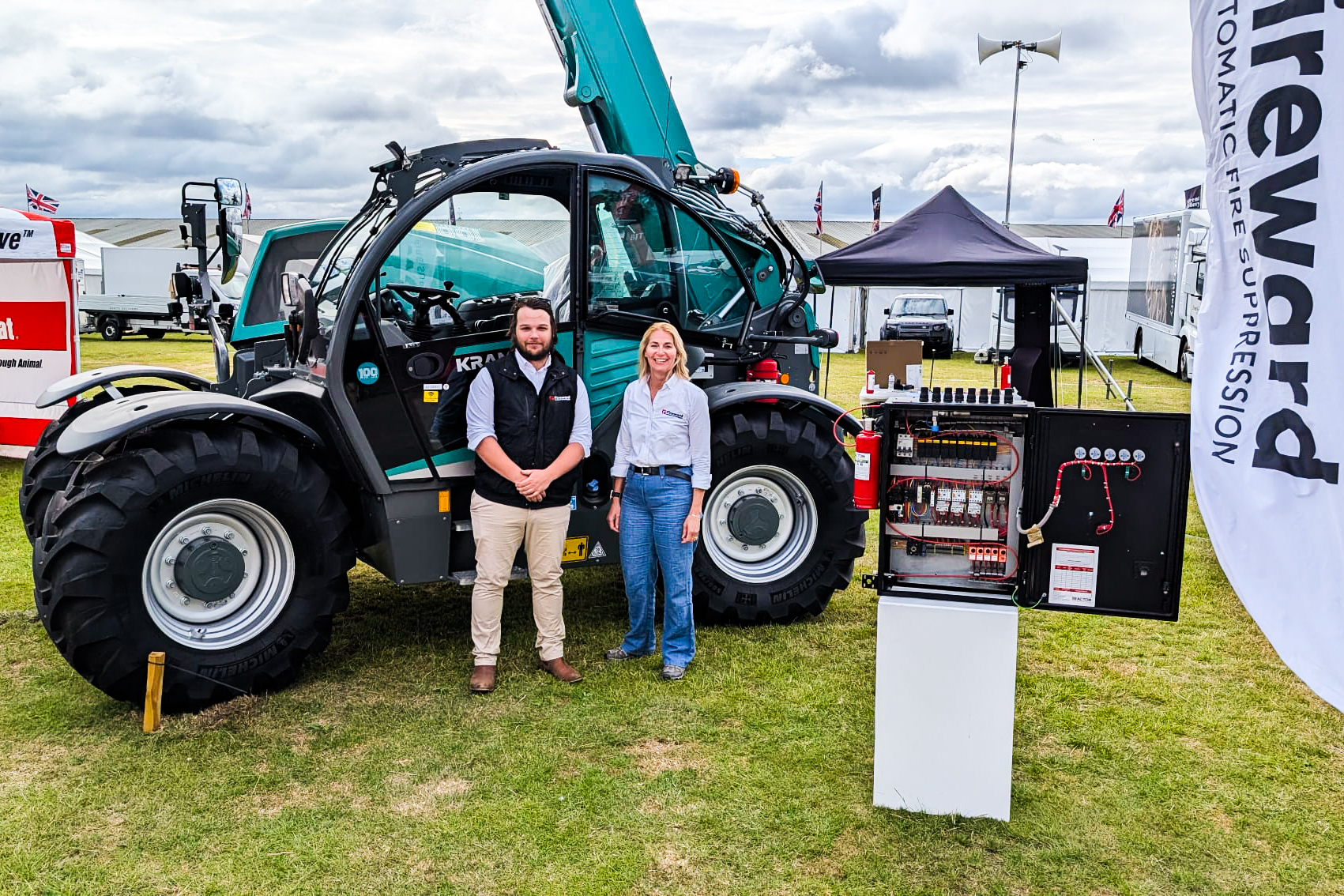 Fireward exhibition stand at great yorkshire show