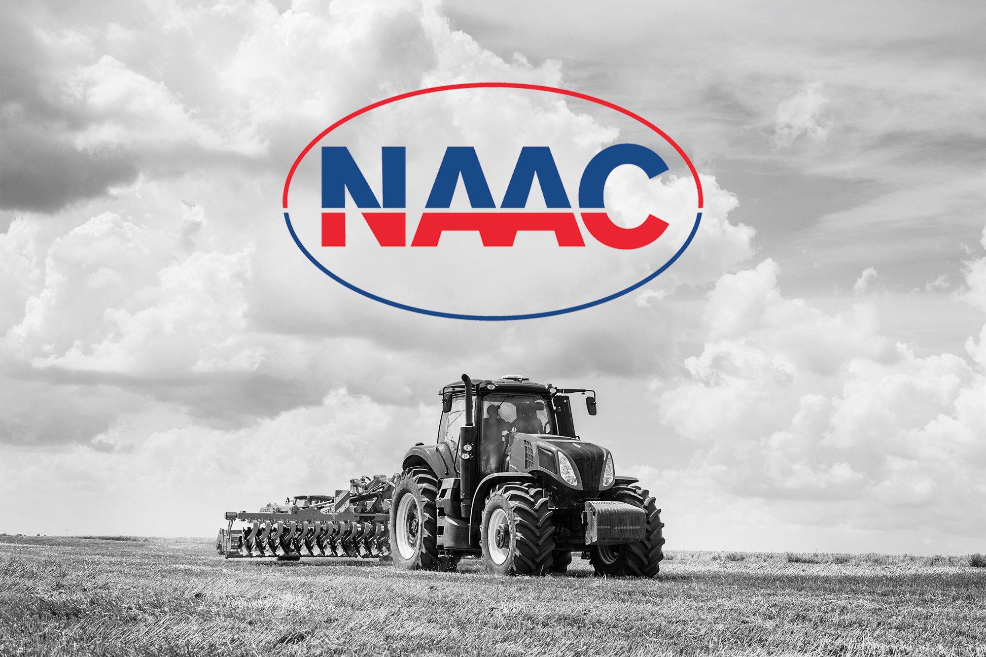 Tractor with the NAAC logo