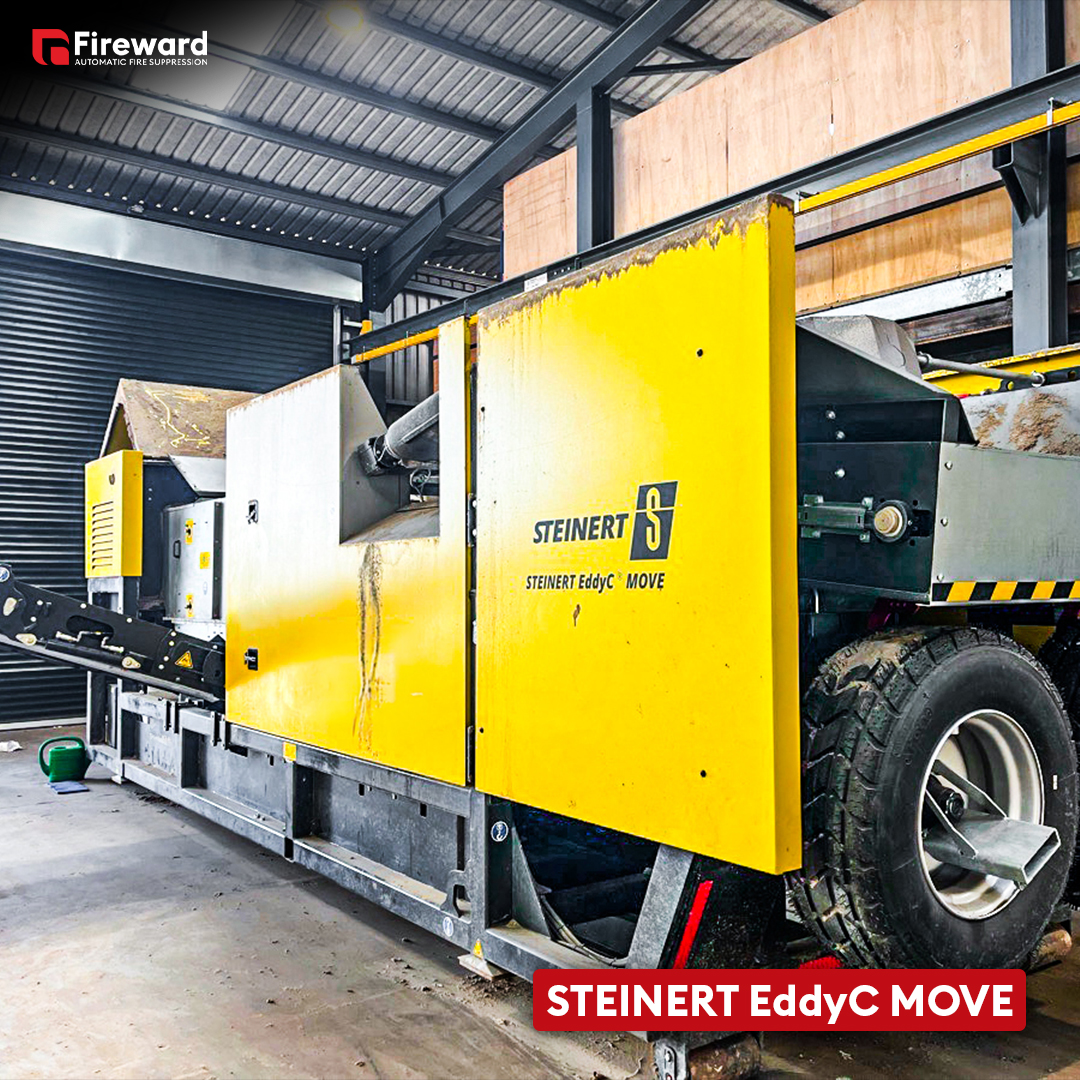 Steinert EddyC Move mobile separator fitted with fire suppression